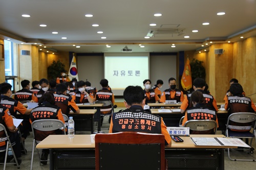 홍성소방서, 긴급구조통제단 기능숙달 도상훈련 실시 기사 이미지